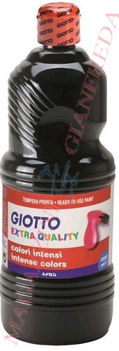 GIOTTO TEMPERA PRONTA FLACONE ML 1000  NERO